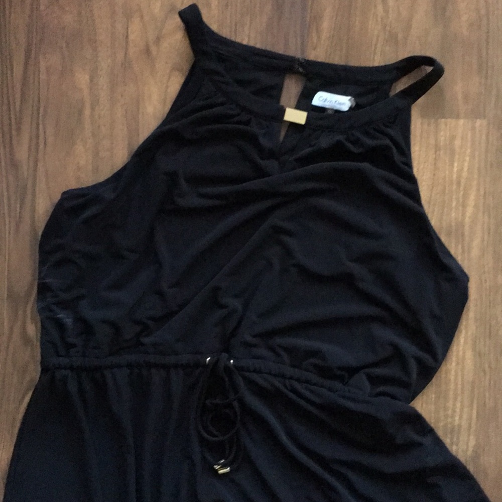 Black maxi dress